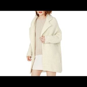 Maje Magnum Chunky Knit Coat Cardigan Jacket